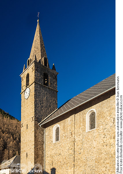 Photo : Le Lauzet-Ubaye, Alpes de Haute-Provence (04) - (ref. 241227-017) © Jean Isenmann