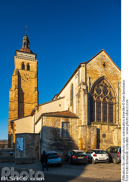 Photo : Eglise Saint-Just d'Arbois, Arbois, Jura (39) - (ref. 241226-016) © Jean Isenmann