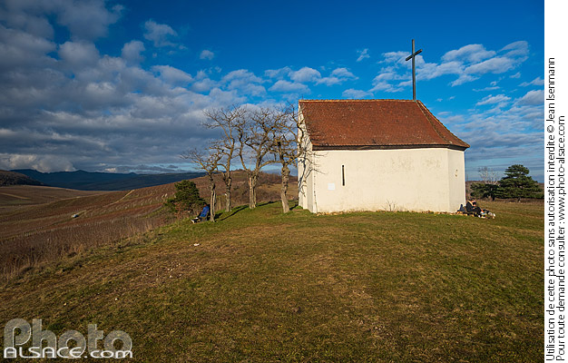 Photo : Chapelle du Bollenberg (Chapelle Sainte-Croix), Orschwihr, Haut-Rhin (68) - (ref. 250111-028) © Jean Isenmann