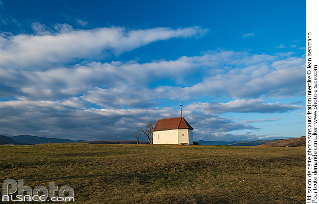 Photo : Chapelle du Bollenberg (Chapelle Sainte-Croix), Orschwihr, Haut-Rhin (68) - (ref. 250111-038) © Jean Isenmann