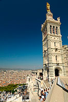 Photo : Basilique Notre-Dame-de-la-Garde, Marseille, Bouche-du-Rhône (13), Provence-Alpes-Côte-d'Azur, France