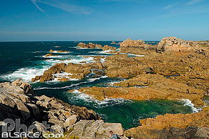 Photo : Rochers près du Goufre, Plougrescant, Côtes-d'Armor (22)
