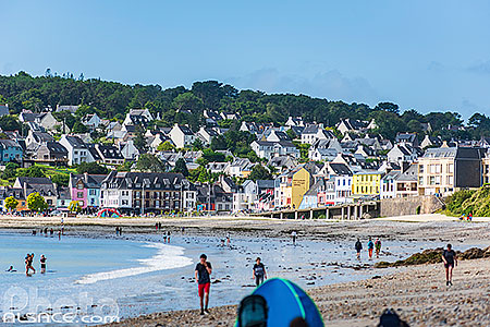 Photo : Plage de Morgat, Crozon, Parc naturel régional d'Armorique, Finistère (29), Bretagne, France