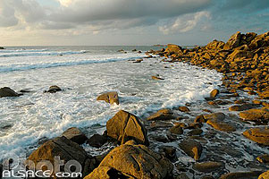 Photo : Plage de Tévenn, Moguériec, Sibiril, Finistère (29), Bretagne, France