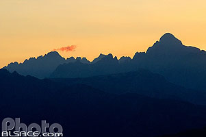 Photo : Paglia Orba au lever du soleil, Parc naturel régional de Corse, Corse-du-Sud (2A)