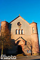 Photo : Eglise Notre-Dame, Lichtenberg, Parc naturel régional des Vosges du Nord, Bas-Rhin (67)
