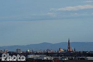 Photo : Vue sur la Cathédrale de Strasbourg, Bas-Rhin (67)