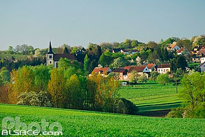 Photo : Village de Durstel, Alsace Bossue, Bas-Rhin (67)