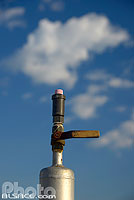 Photo : Soupape et nuage, Parking Wodli, Strasbourg, Bas-Rhin (67), Alsace, France