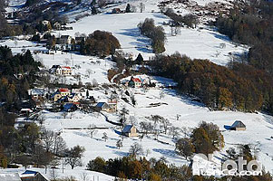 Photo : Soultzeren en hiver, Haut-Rhin (68)