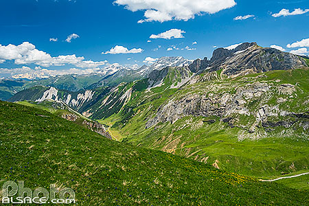 Photo : Dents de la Portetta depuis le col de la Platta, Courchevel, Savoie (73), Rhône-Alpes, France