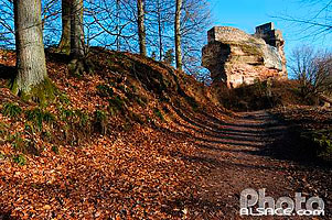 Photo : Chateau de Wegelnburg, Rheinland-Pfalz, Allemagne