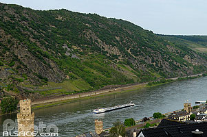 Photo : Oberwesel, Rheinland-Pfalz, Allemagne