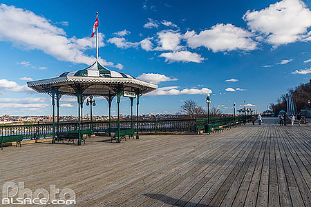 Photo : Terrasse Dufferin, Québec, Canada