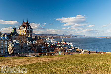 Photo : Château Frontenac depuis la citadelle de Québec, Canada