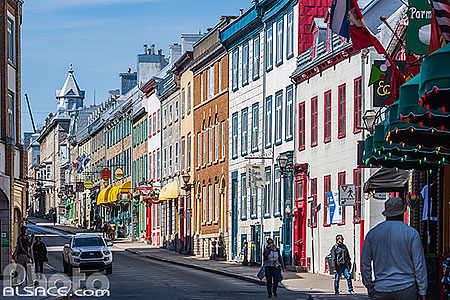 Photo : Rue Saint-Louis dans la vieille-ville de Québec, Canada