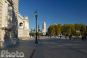 Photo : Calle de Bailén, Madrid, España