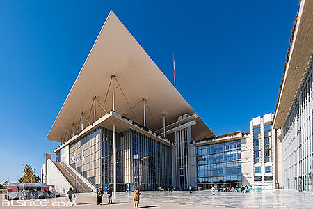 Photo : Centre culturel de la Fondation Stavros Niarchos (Architecte : Renzo Piano), Athènes, Grèce, Attique, Grèce