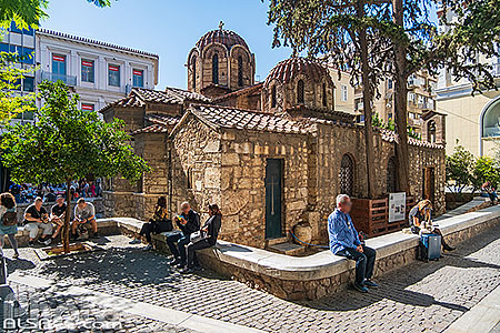 Photo : Eglise de la Panagia Kapnikarea, Athènes, Grèce