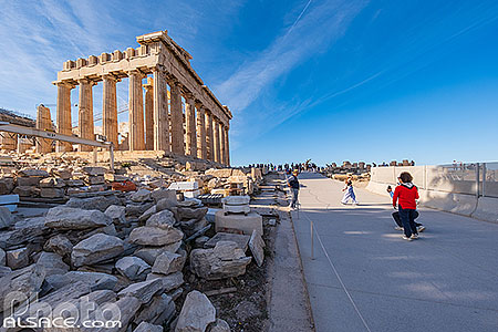 Photo : Le Parthénon sur l'Acropole d'Athènes, Grèce