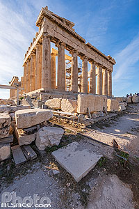 Photo : Le Parthénon sur l'Acropole d'Athènes, Grèce