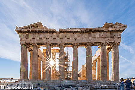 Photo : Le Parthénon sur l'Acropole d'Athènes, Grèce, Attique, Grèce