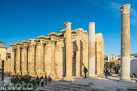 Photo : Bibliothèque d'Hadrien, Athènes, Grèce
