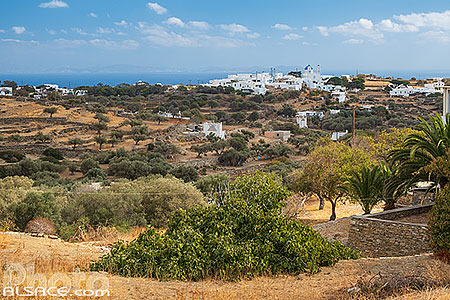 Photo : Village d'Apollonia sur l'Ile de Sifnos, Archipel des Cyclades, Grèce
