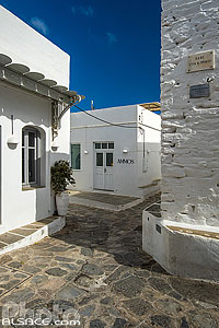 Photo : Village d'Apollonia sur l'Ile de Sifnos, Archipel des Cyclades, Grèce
