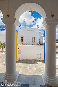 Photo : Village d'Apollonia sur l'Ile de Sifnos, Archipel des Cyclades, Grèce