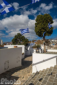 Photo : Village d'Apollonia sur l'Ile de Sifnos, Archipel des Cyclades, Grèce