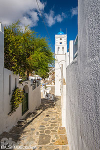 Photo : Village d'Apollonia sur l'Ile de Sifnos, Archipel des Cyclades, Grèce