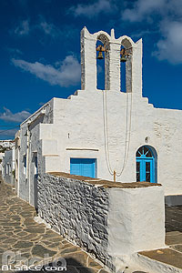 Photo : Village d'Apollonia sur l'Ile de Sifnos, Archipel des Cyclades, Grèce