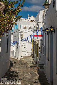 Photo : Village d'Apollonia sur l'Ile de Sifnos, Archipel des Cyclades, Grèce, Égée-Méridionale, Grèce