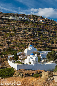 Photo : Eglise Ioannis Kalivitis, Sifnos, Archipel des Cyclades, Grèce