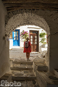 Photo : Village de Kastro, Sifnos, Archipel des Cyclades, Grèce