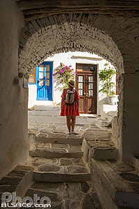 Photo : Village de Kastro, Sifnos, Archipel des Cyclades, Grèce