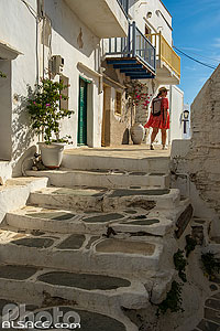 Photo : Village de Kastro, Sifnos, Archipel des Cyclades, Grèce