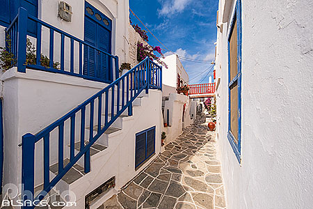 Photo : Village pittoresques de Kastro ancienne capitale de l'île de Sifnos, Archipel des Cyclades, Grèce