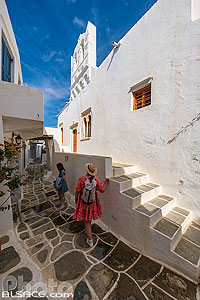 Photo : Village pittoresques de Kastro ancienne capitale de l'île de Sifnos, Archipel des Cyclades, Grèce