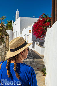 Photo : Village d'Artémonas sur l'île de Sifnos, Archipel des Cyclades, Grèce