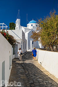 Photo : Village d'Artémonas sur l'île de Sifnos, Archipel des Cyclades, Grèce