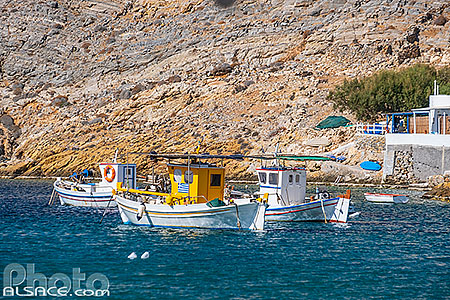 Photo : Village de pêcheurs de Cheronissos sur l'île de Sifnos, Archipel des Cyclades, Grèce, Égée-Méridionale, Grèce