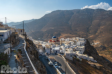 Photo : Village de Chora (ou Sérifos) sur l'île de Sérifos, Archipel des Cyclades, Grèce, Égée-Méridionale, Grèce