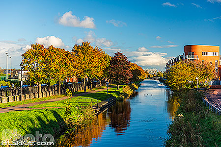 Photo : Royal canal, Dublin, Irlande