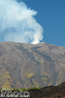 Photo : Coulée de lave et l'Etna, Sicile, Italie