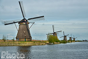 Photos de Kinderdijk en Zuid-Holland, Pays-Bas
